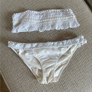 Victoria's Secret White Lace Bikini